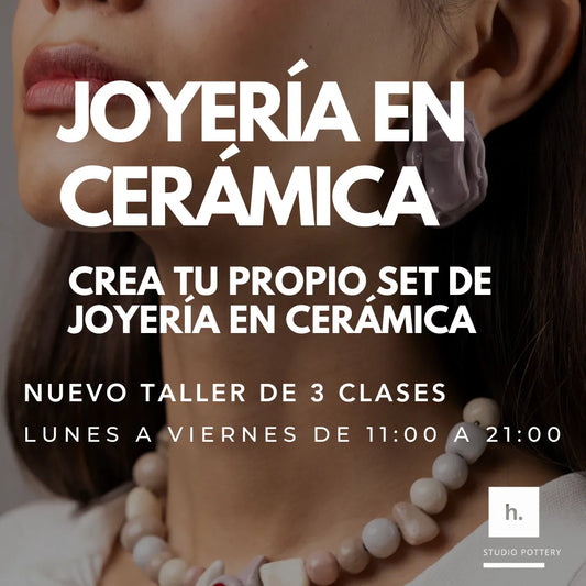 Taller de Joyería en Cerámica: Crea Tu Propio Set de Joyería (3 Clases)