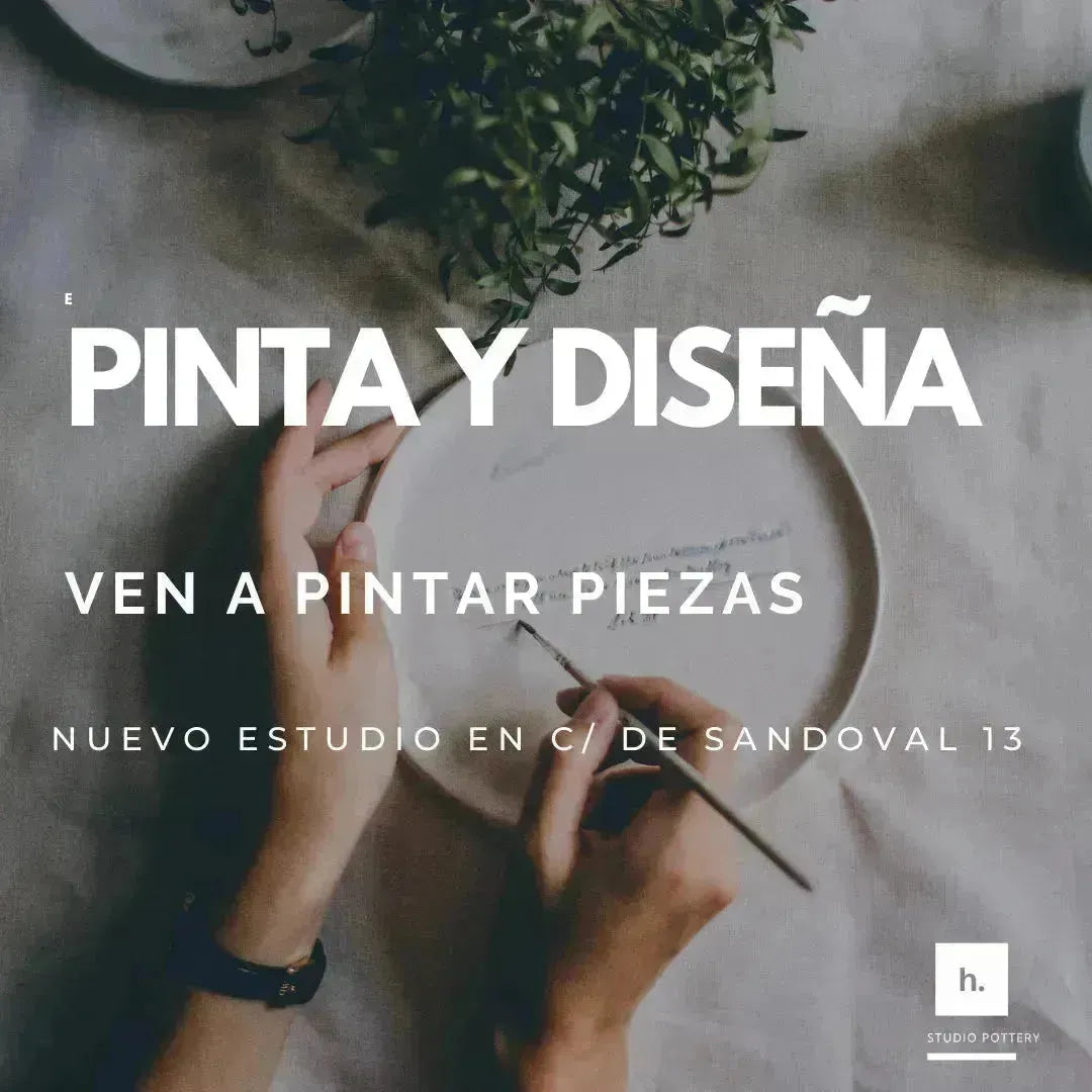 Pinta y Diseña sobre cerámica. - Hilario Studio Pottery 