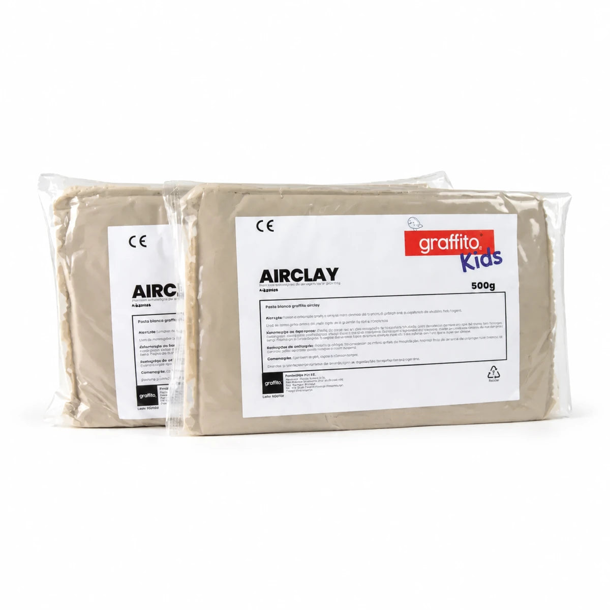 Air Clay – Pasta de secado al aire 500 g · Hilario