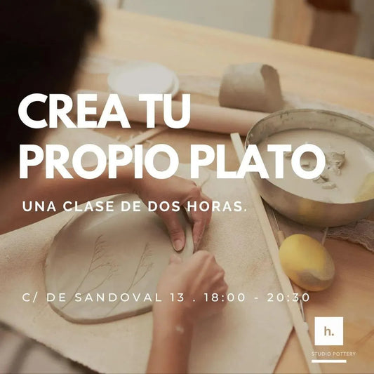 Crea tu propio plato - Hilario Studio Pottery 
