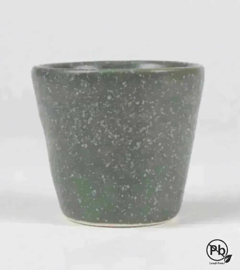 Esmalte verde con efecto para baja temperatura. - Hilario Studio Pottery