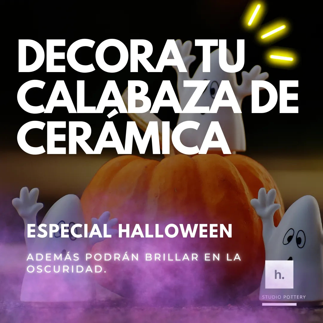 Taller Halloween: Decora tu Calabaza de Cerámica