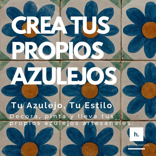 Crea tus propios azulejos desde cero. - Hilario Studio Pottery