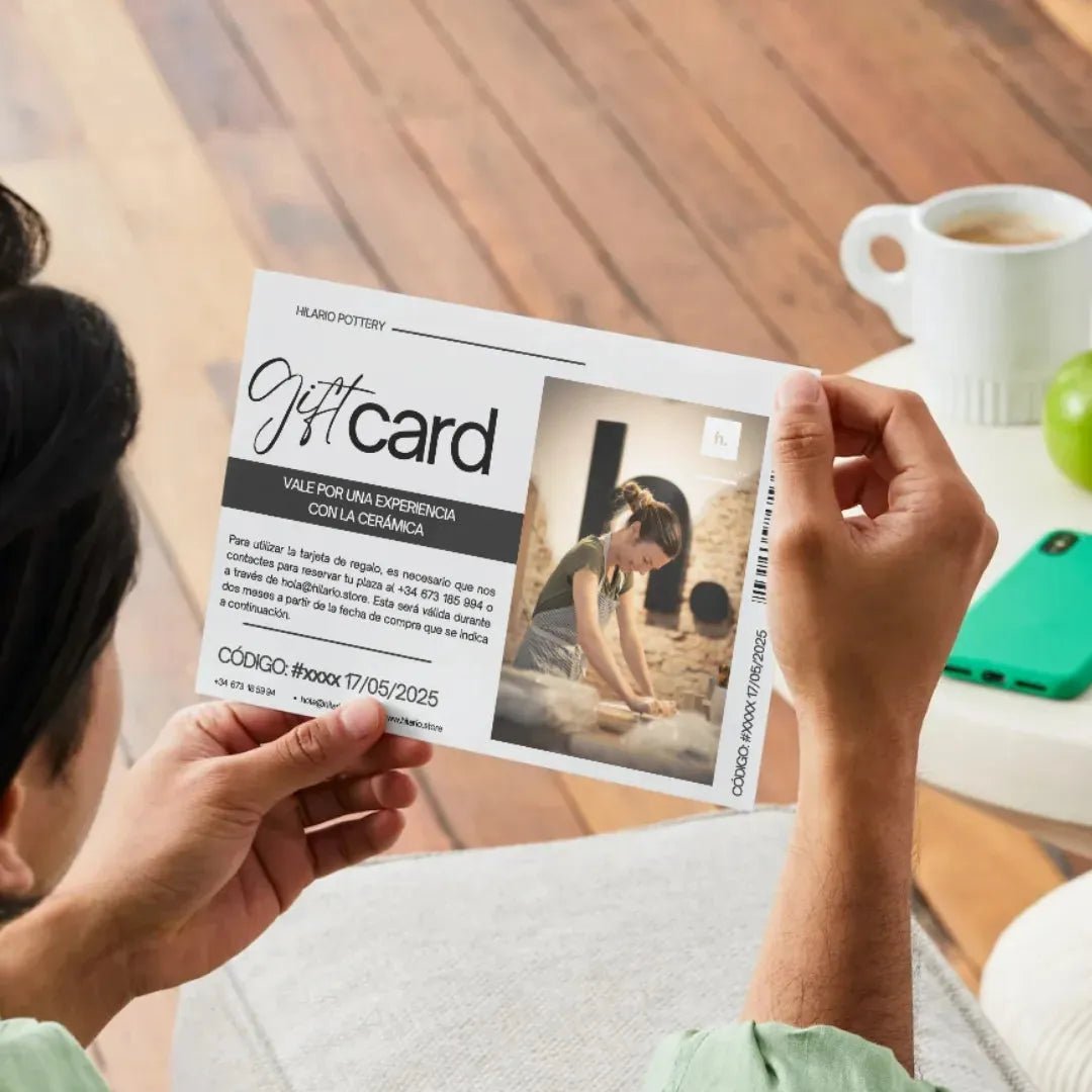 Tarjeta de regalo - Hilario Studio Pottery