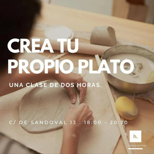 Crea tu propio plato - Hilario Studio Pottery
