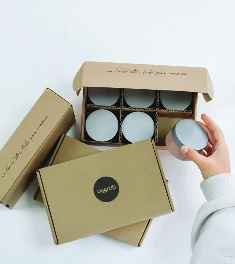 Kit de engobes para loza – 6 colores · 100 g