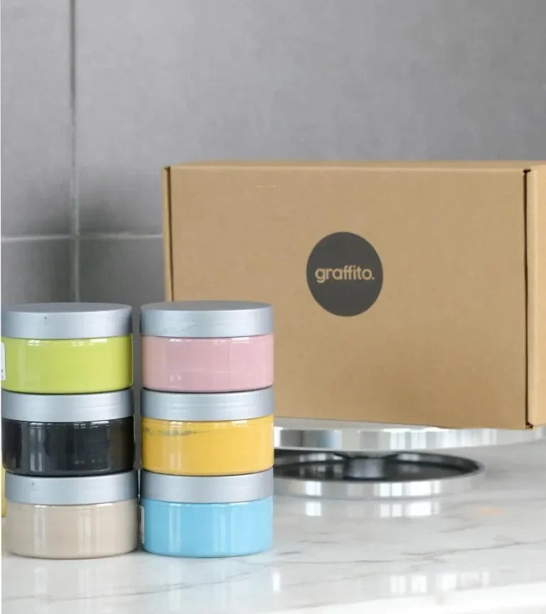 Kit de engobes para loza – 6 colores · 100 g