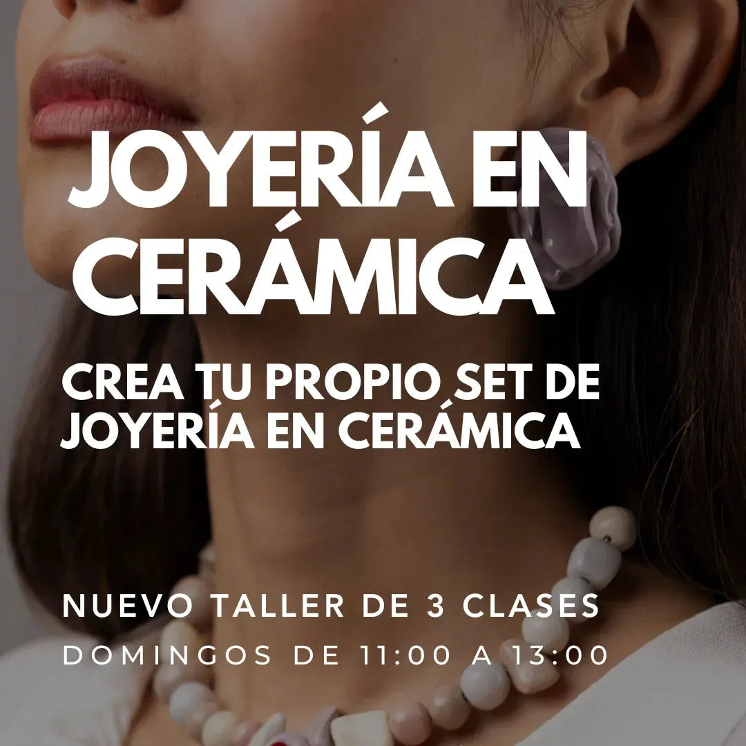 Taller de Joyería en Cerámica: Crea Tu Propio Set de Joyería (3 Clases)
