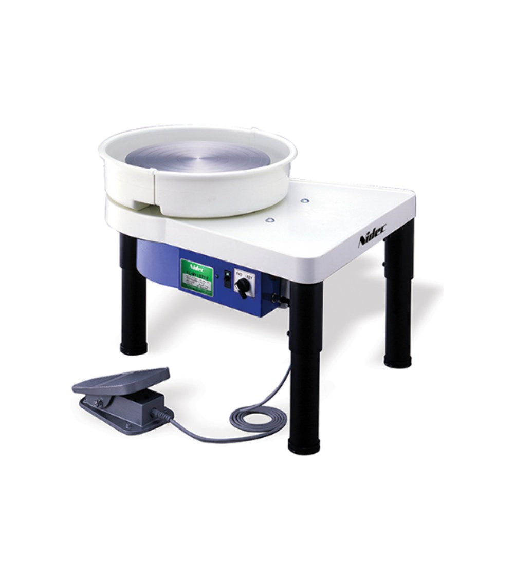 Torno de alfarero Nidec Shimpo RK-3E con pedal