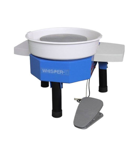 Torno de alfarero Nidec Shimpo Whisper-T con pedal